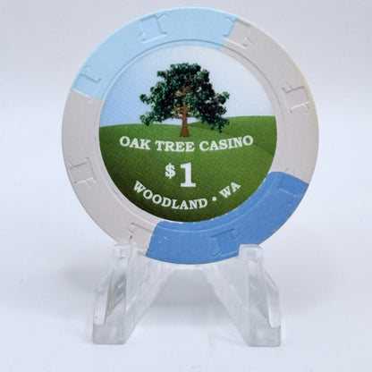 Oak Tree Casino Woodland Washington $1 Casino Chip