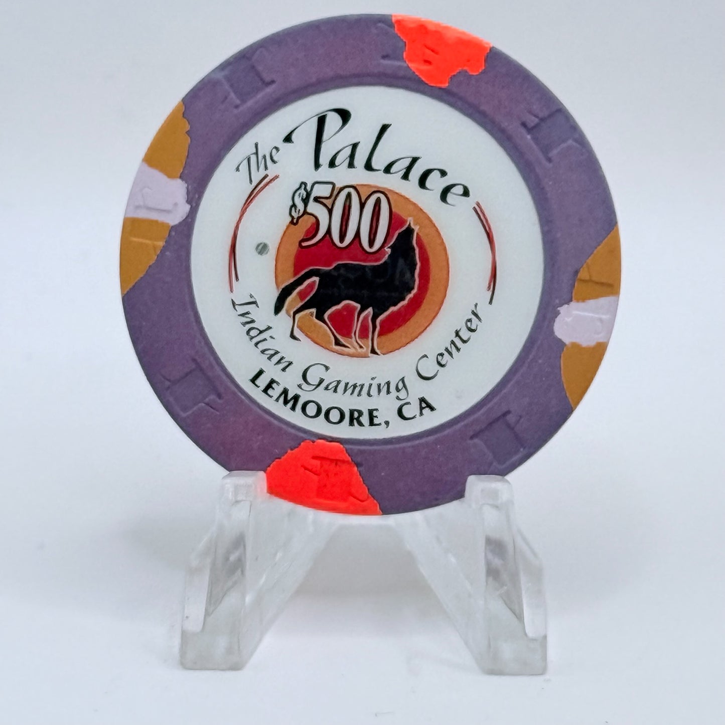 Palace Indian Gaming Center Lemoore California $500 Casino Chip