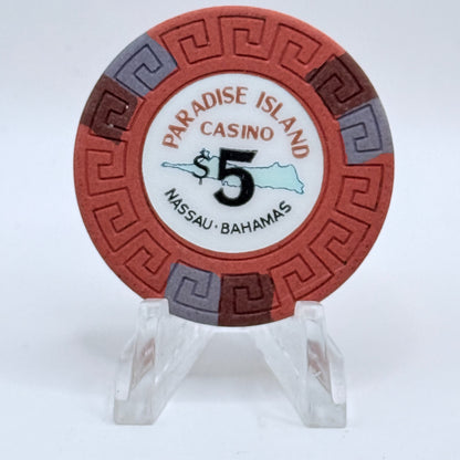 Paradise Island Paradise Island Bahamas Series 2 $5 Casino Chip