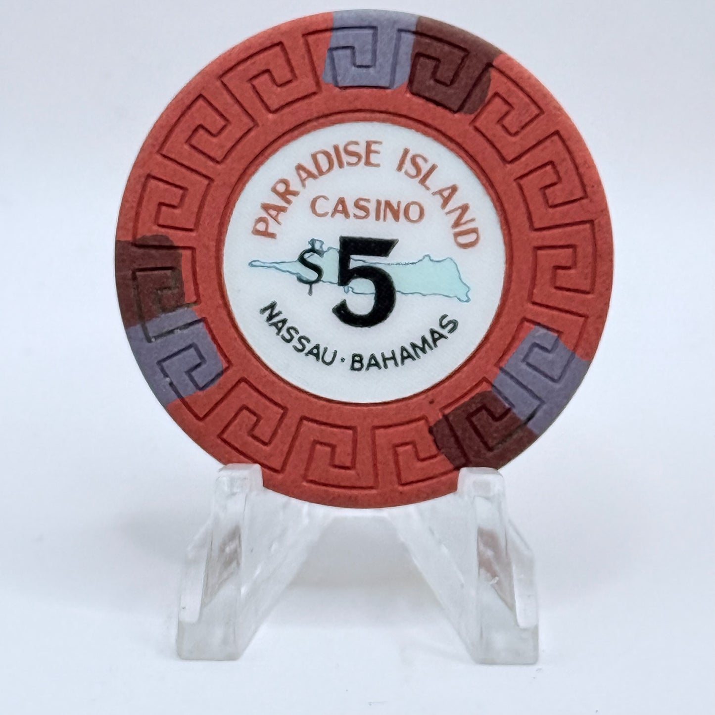 Paradise Island Paradise Island Bahamas Series 2 $5 Casino Chip