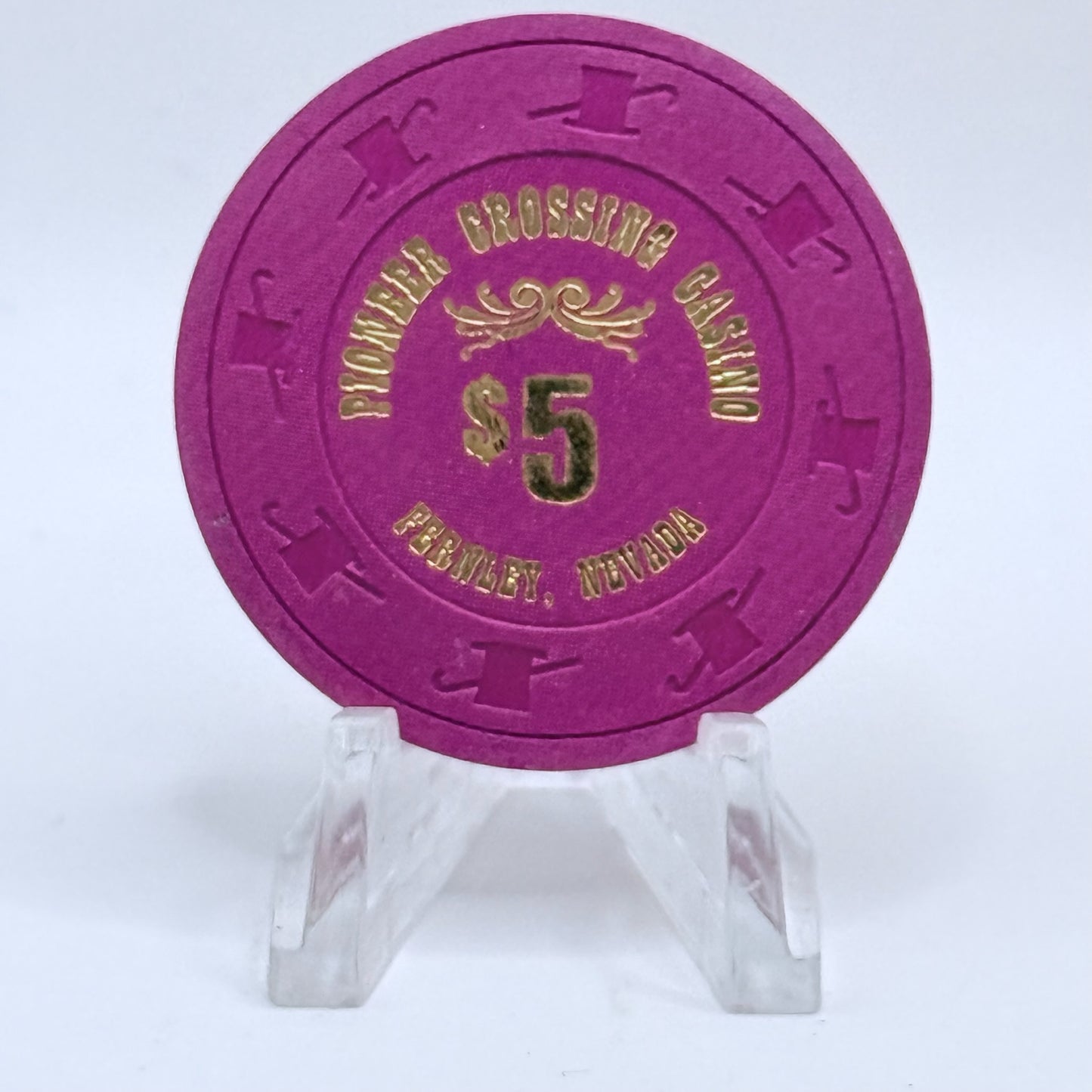 Pioneer Crossing Fernley Nevada 2007 $5 Casino Chip E6546