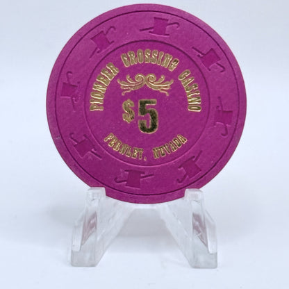 Pioneer Crossing Fernley Nevada 2007 $5 Casino Chip E6546