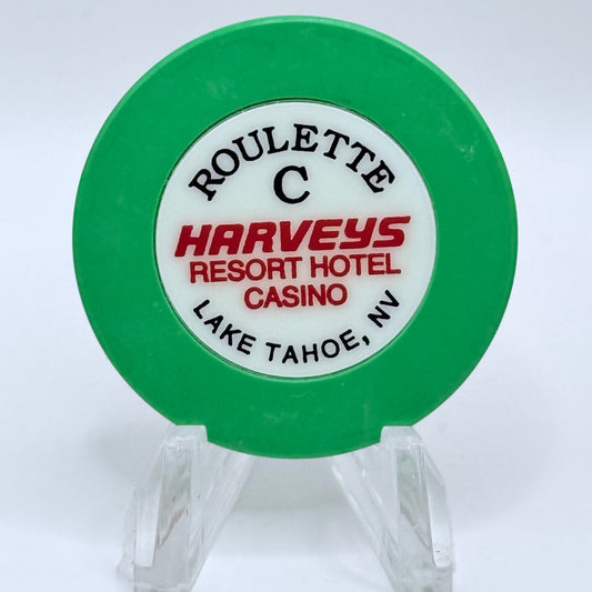 Harvey's (Wagon Wheel) Lake Tahoe Nevada 1997 Series 1083 Roulette Casino Chip E1095