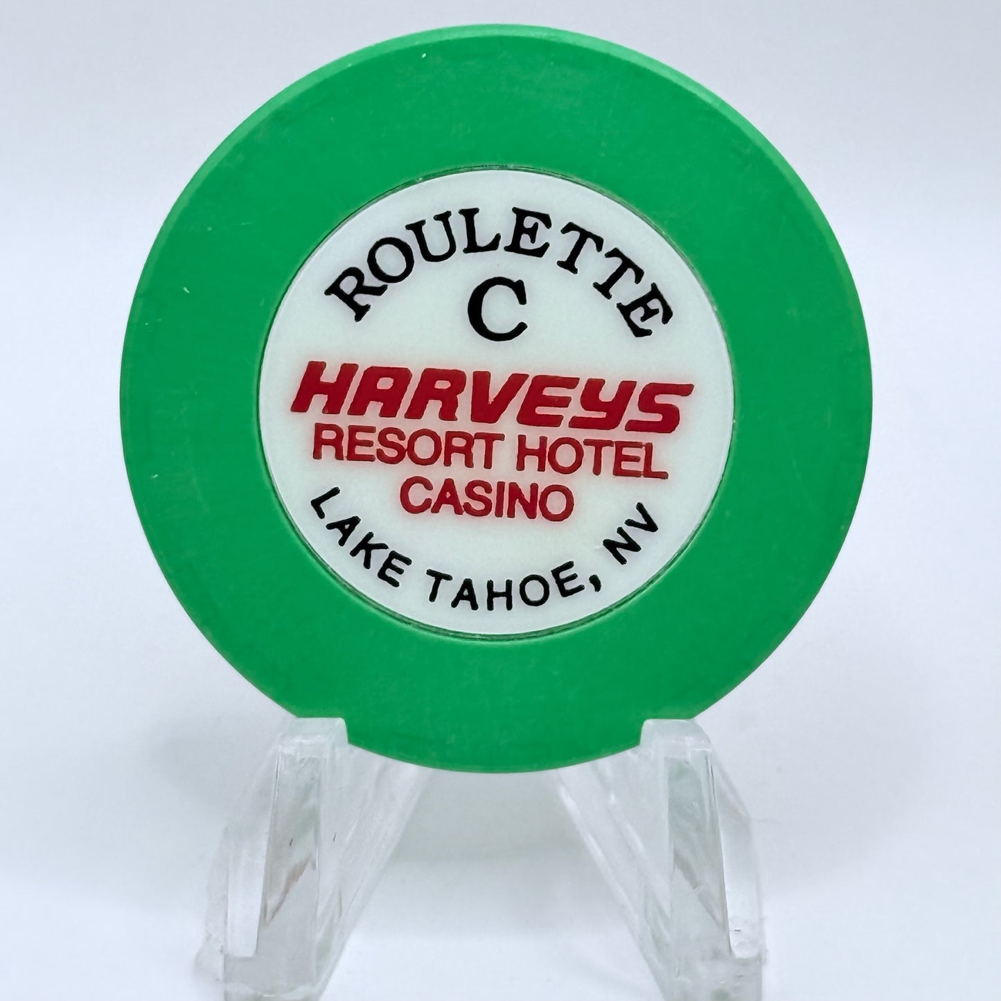 Harvey's (Wagon Wheel) Lake Tahoe Nevada 1997 Series 1083 Roulette Casino Chip E1095