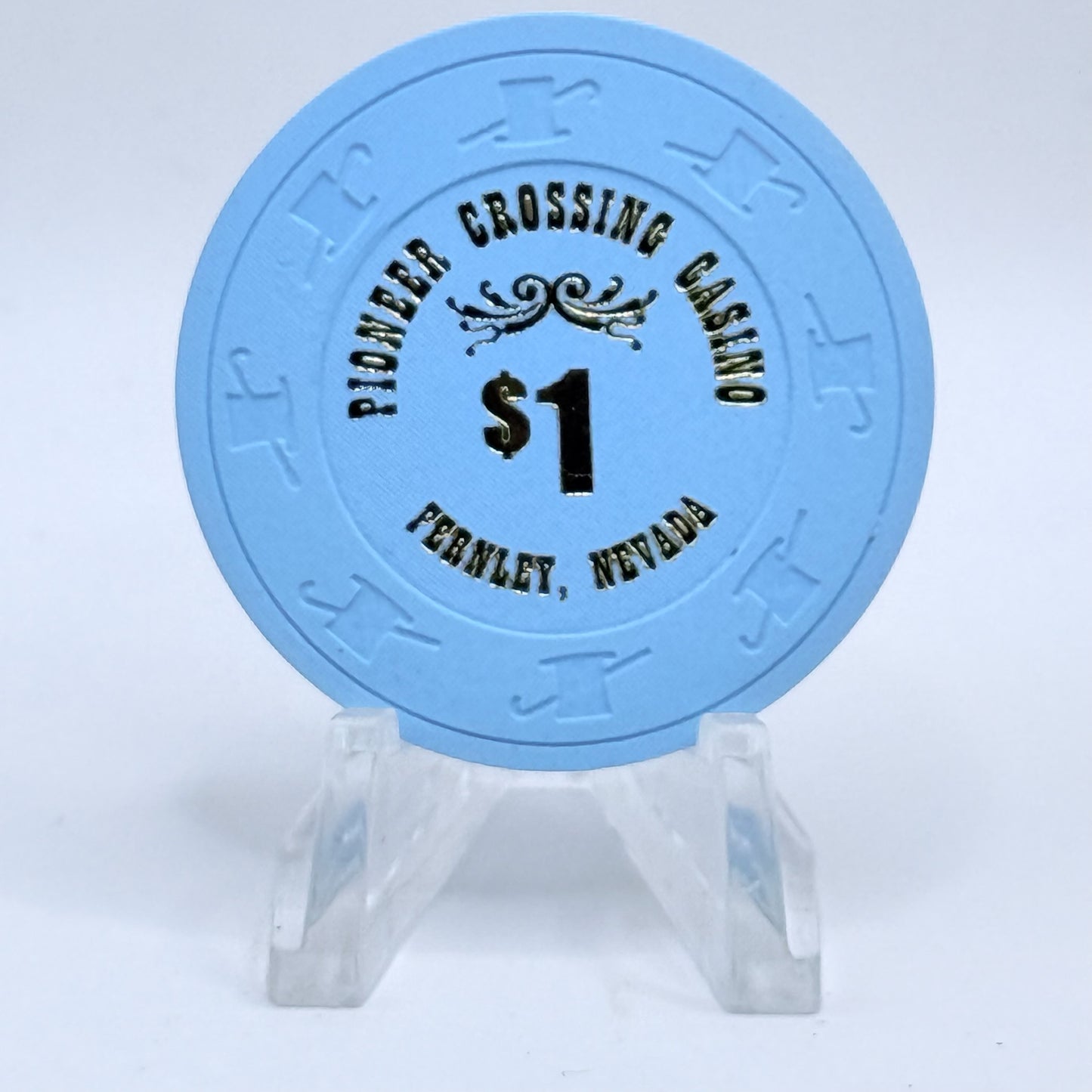 Pioneer Crossing Fernley Nevada 2007 $1 Casino Chip E6545