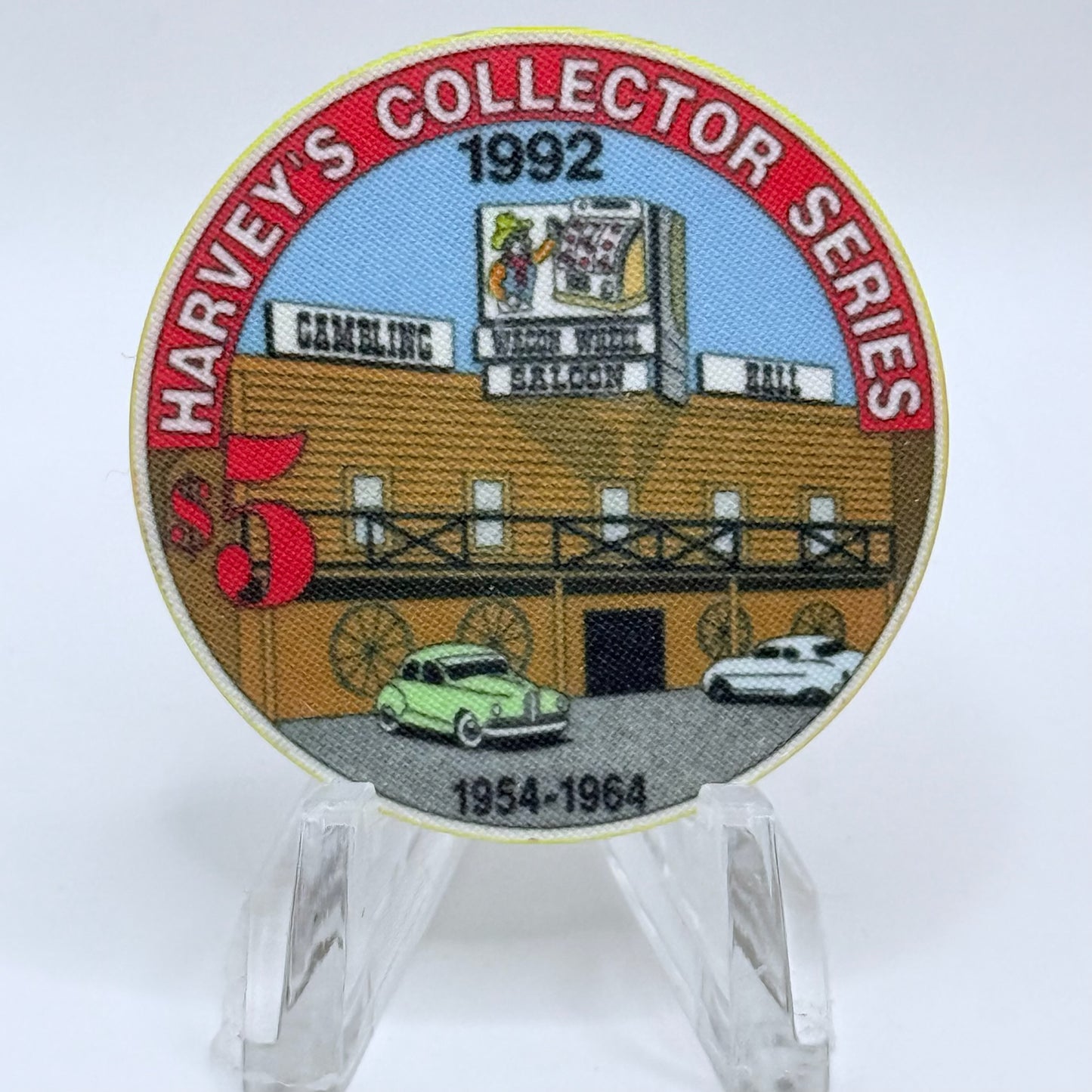 Harvey's (Wagon Wheel) Lake Tahoe Nevada 1992 LE $5 Casino Chip N5147