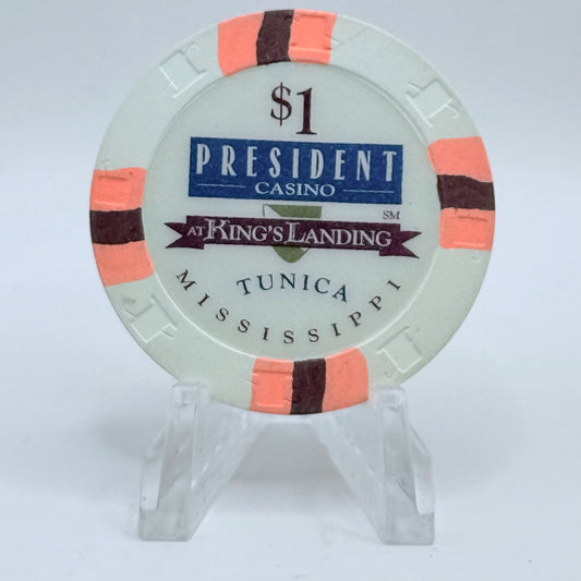 President Tunica Mississippi Series 1 $1 Casino Chip