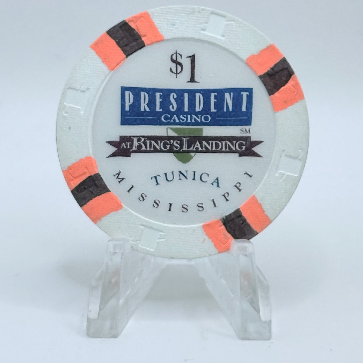 President Tunica Mississippi Series 1 $1 Casino Chip
