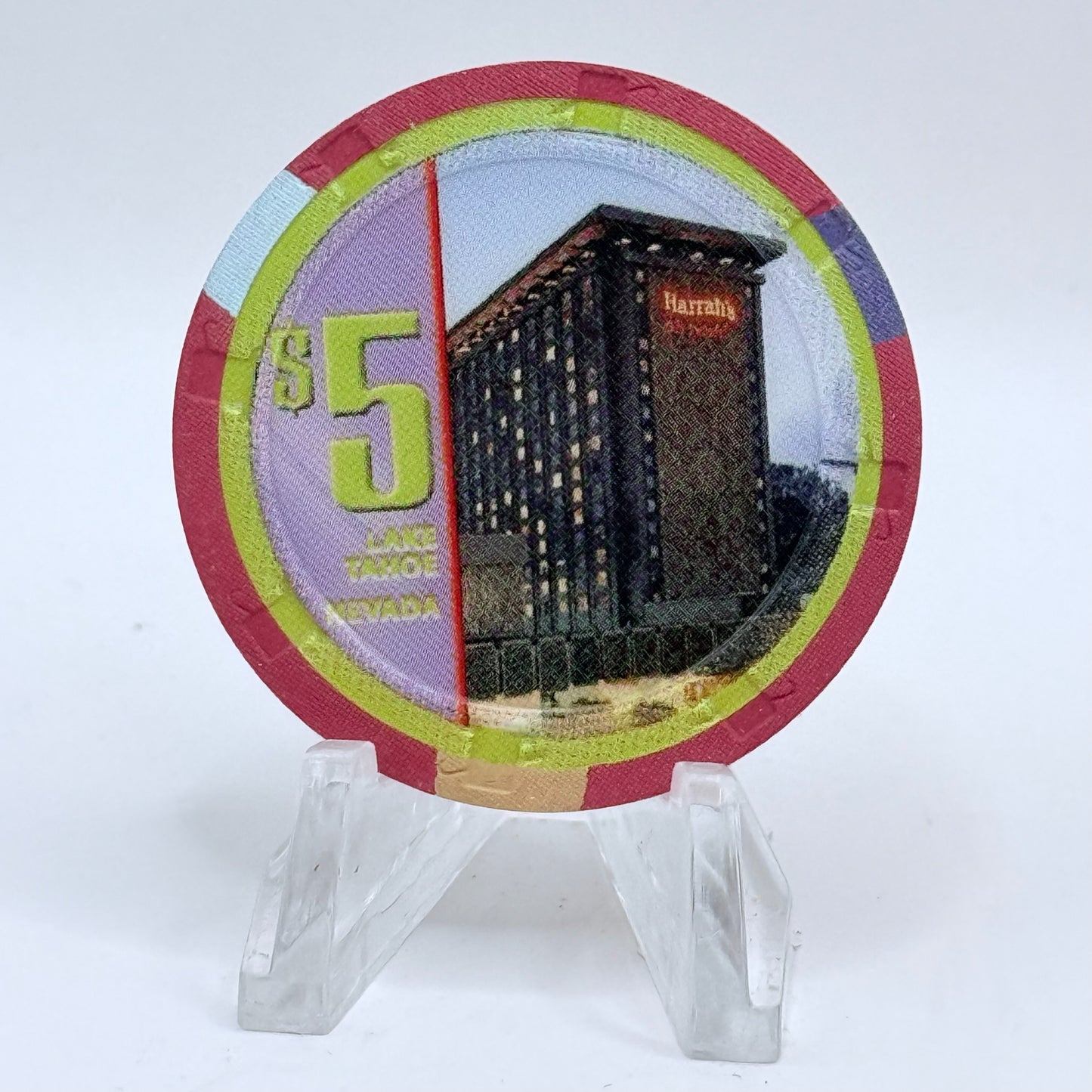 Harrah's Lake Tahoe Nevada 2004 'Steve Schirripa' LE $5 Casino Chip