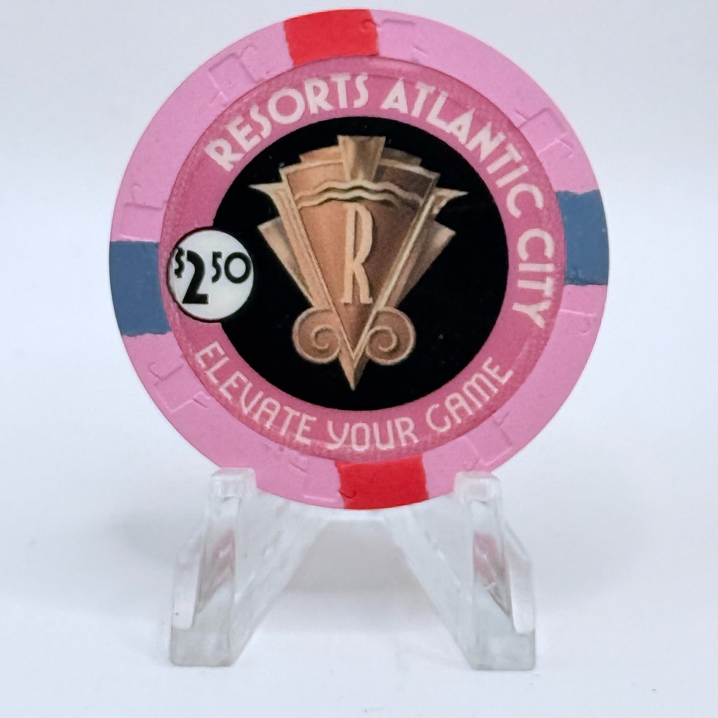 Resorts International Atlantic City New Jersey $2.50 Casino Chip