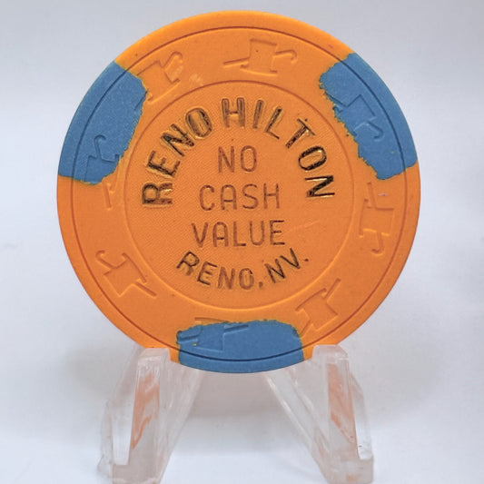 Hilton Reno Reno Nevada 1980s NCV Casino Chip E1179