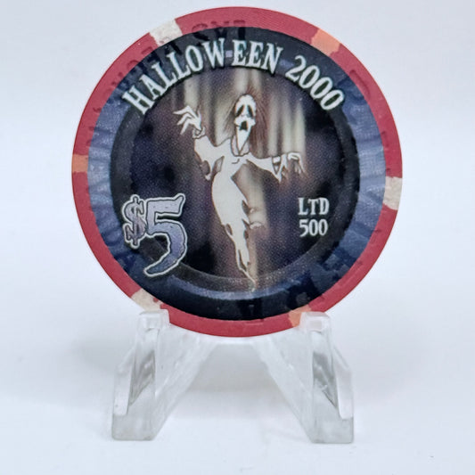 Riviera Las Vegas Nevada 2000 'Halloween' LE $5 Casino Chip V7515