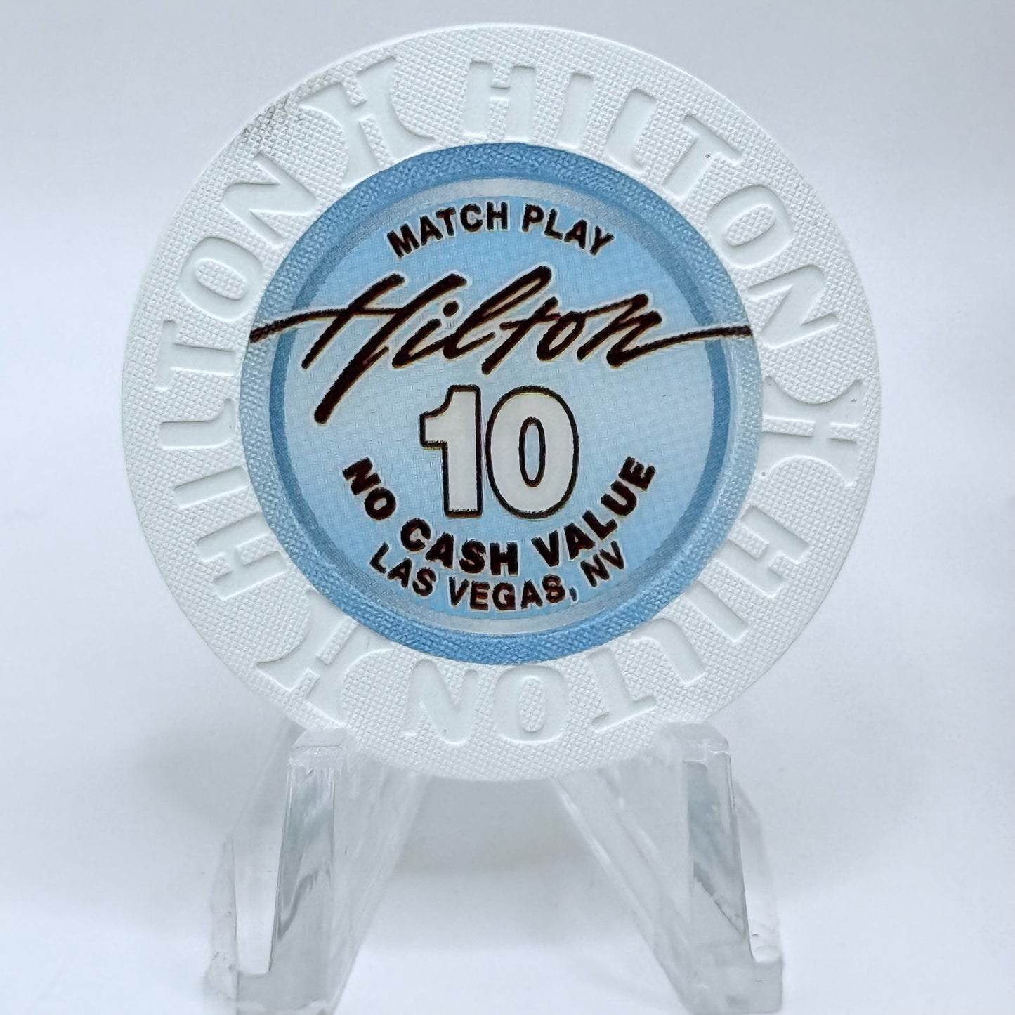 Las Vegas Hilton Las Vegas Nevada 2004 'Match Play' $10 NCV Casino Chip E4203