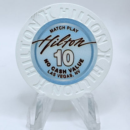 Las Vegas Hilton Las Vegas Nevada 2004 'Match Play' $10 NCV Casino Chip E4203