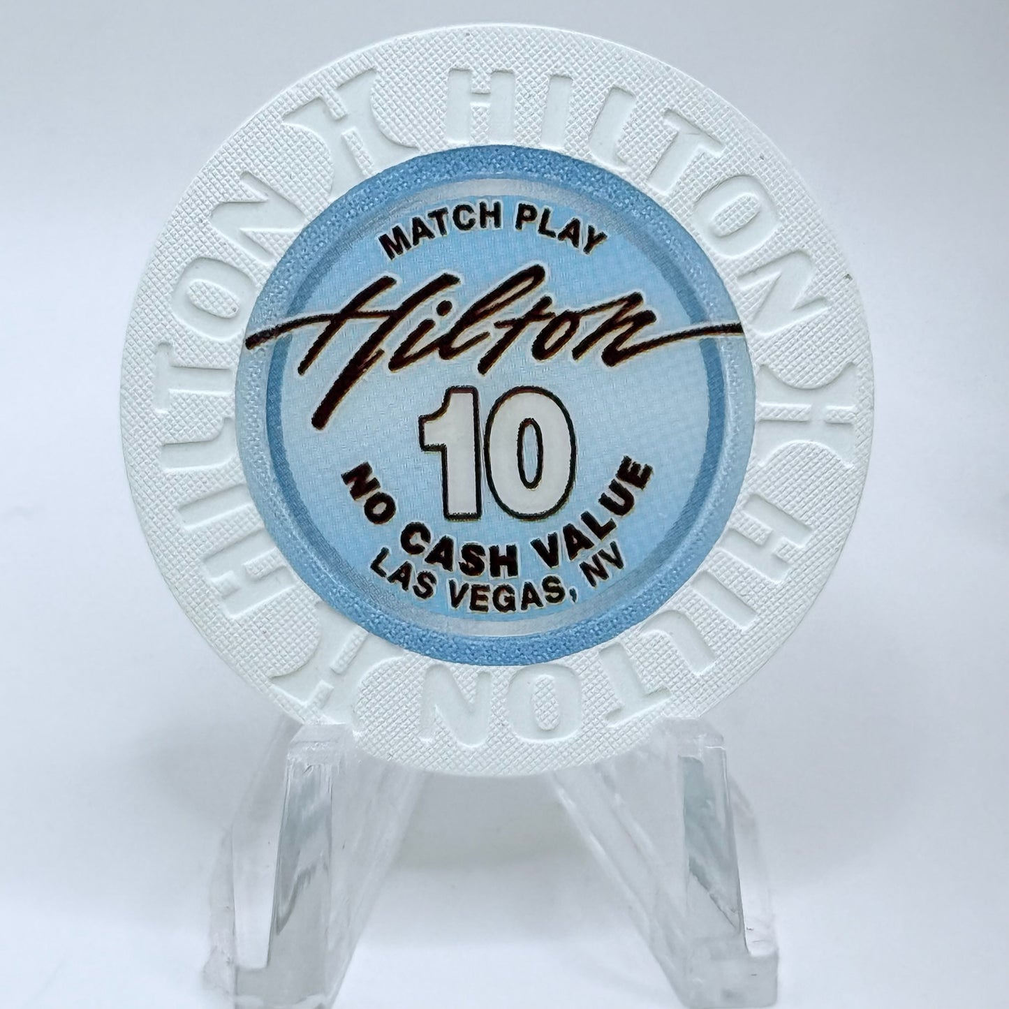 Las Vegas Hilton Las Vegas Nevada 2004 'Match Play' $10 NCV Casino Chip E4203