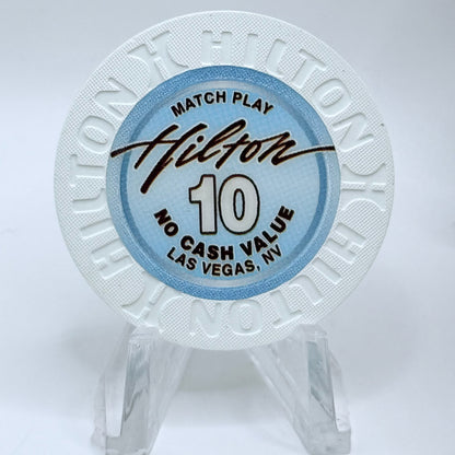 Las Vegas Hilton Las Vegas Nevada 2004 'Match Play' $10 NCV Casino Chip E4203