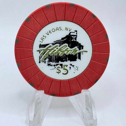 Las Vegas Hilton Las Vegas Nevada 2003 $5 Casino Chip E1157