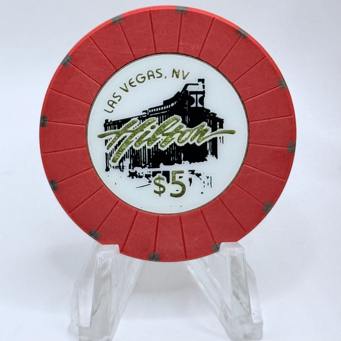 Las Vegas Hilton Las Vegas Nevada 2003 $5 Casino Chip E1157