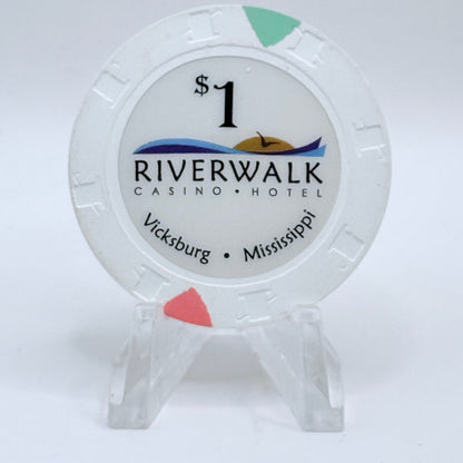 Riverwalk Vicksburg Mississippi 2008 $1 Casino Chip