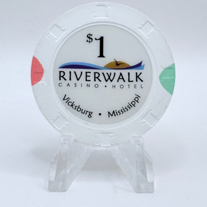 Riverwalk Vicksburg Mississippi 2008 $1 Casino Chip