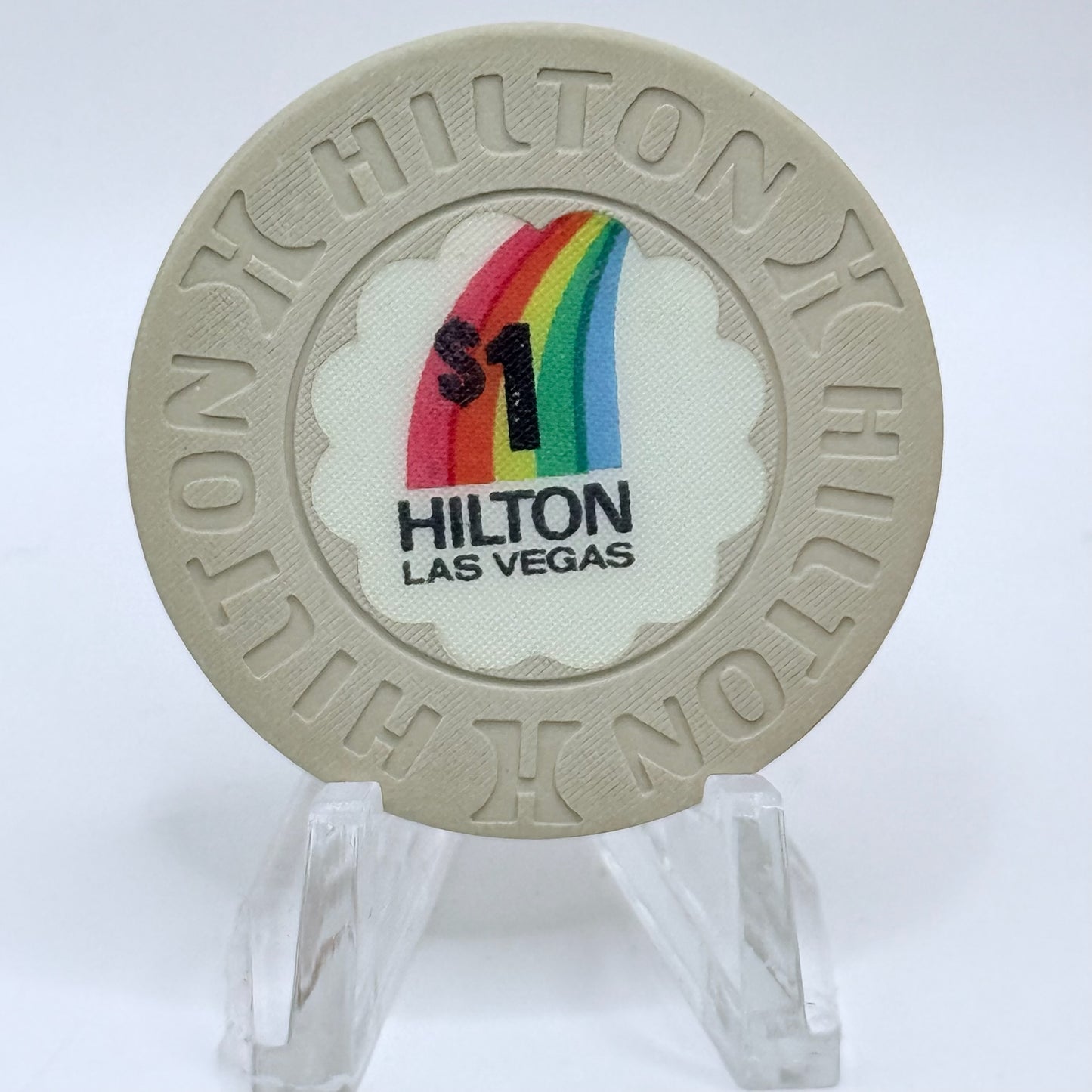 Las Vegas Hilton Las Vegas Nevada 1981 $1 Casino Chip N4773 *circulated