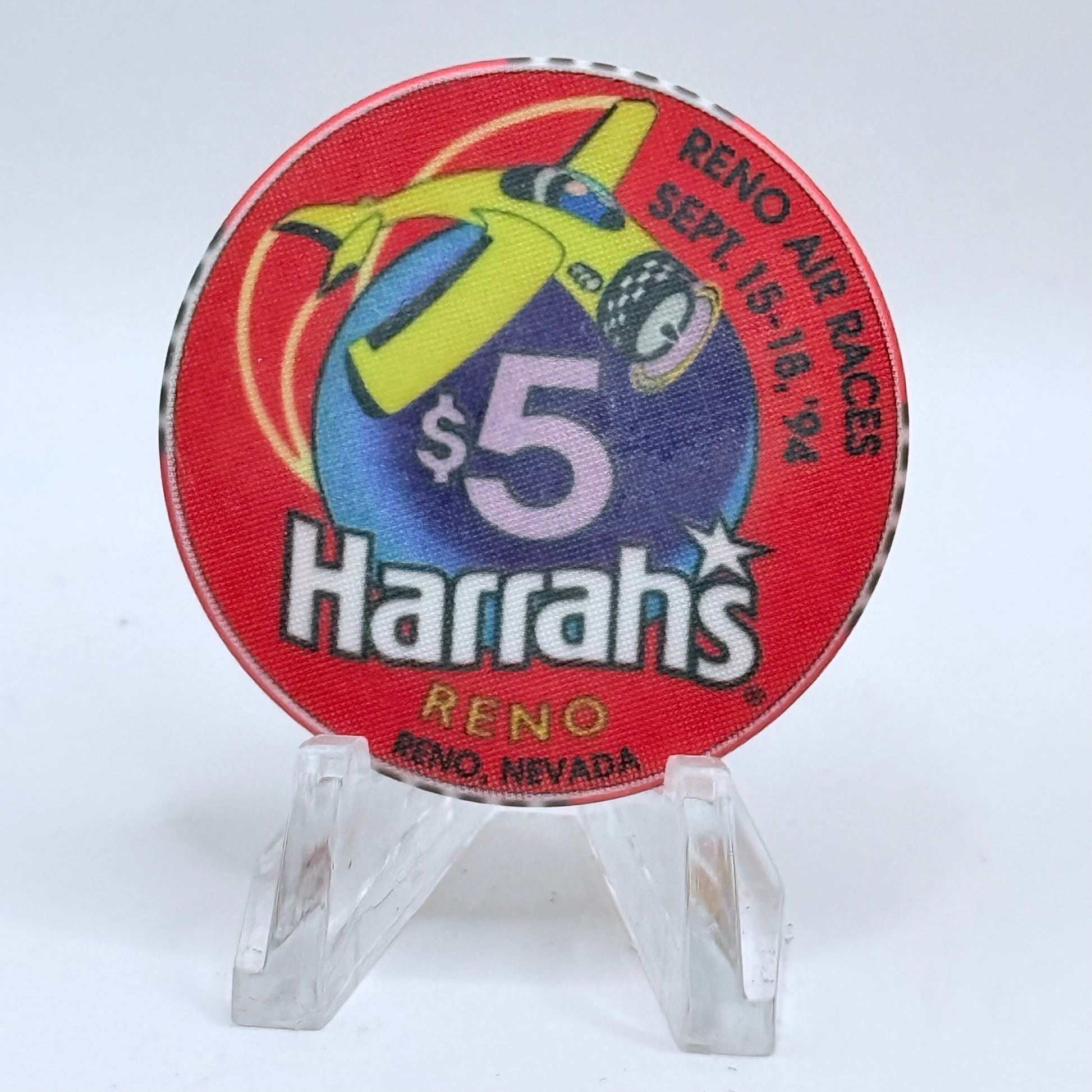 Harrah's Reno Nevada 1994 LE $5 Casino Chip N0622