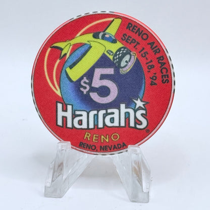 Harrah's Reno Nevada 1994 LE $5 Casino Chip N0622