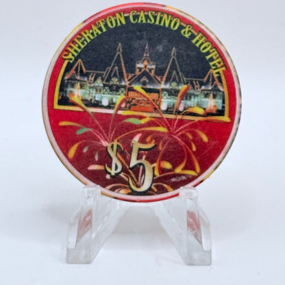Sheraton Casino Tunica Mississippi 2000 'Celebrating The New Millennium' LE $5 Casino Chip