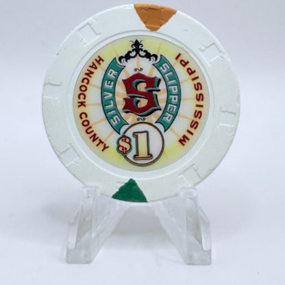 Silver Slipper Hancock County Mississippi $1 Casino Chip