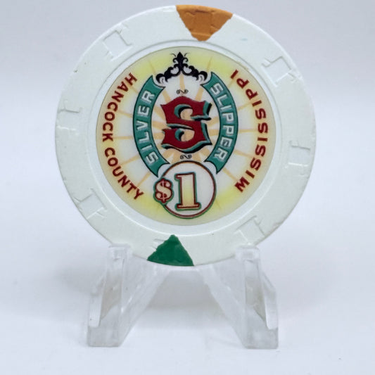 Silver Slipper Hancock County Mississippi $1 Casino Chip