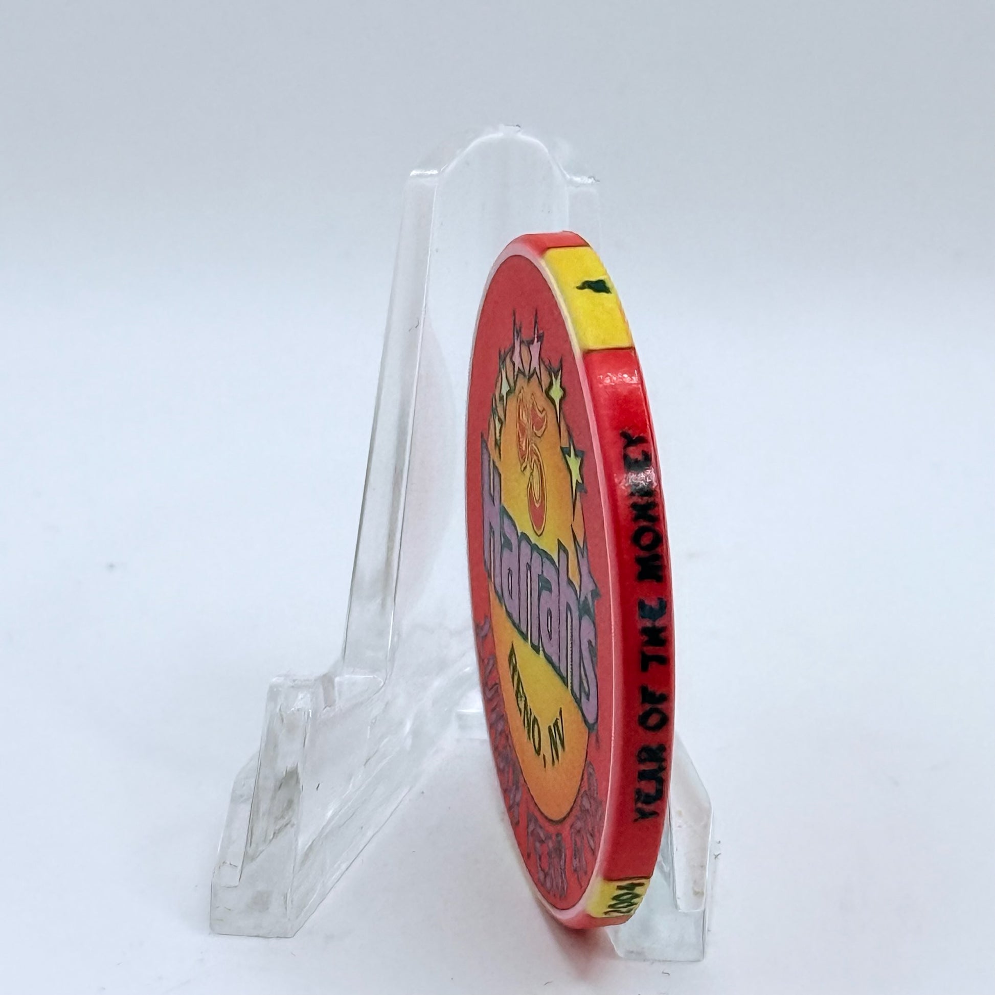Harrah's Reno Nevada 2004 'Year Of The Monkey' LE $5 Casino Chip E1010
