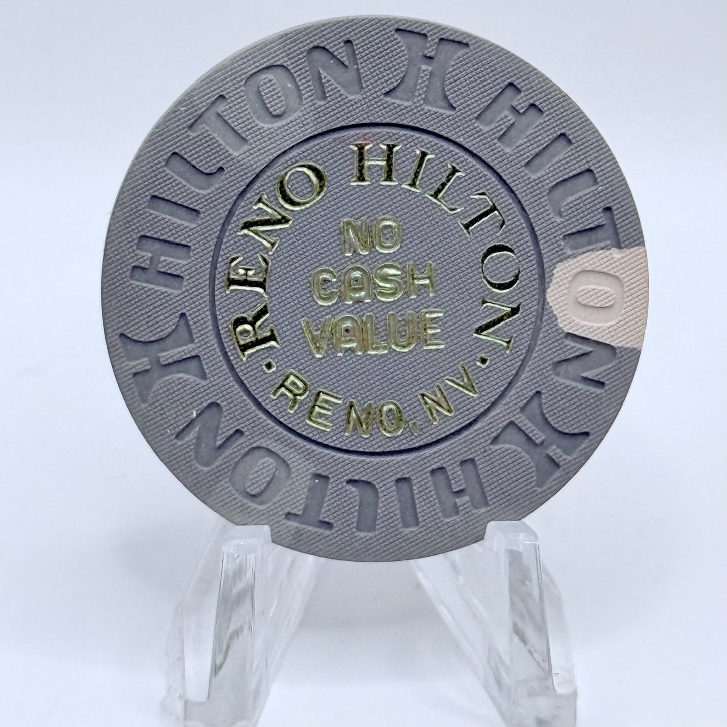 Hilton Reno Reno Nevada 1980s $1 NCV Casino Chip E1182
