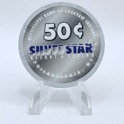 Silver Star Philadelphia Mississippi 1998 $0.50 Casino Chip