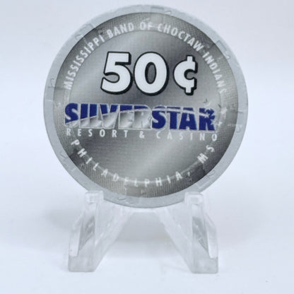 Silver Star Philadelphia Mississippi 1998 $0.50 Casino Chip