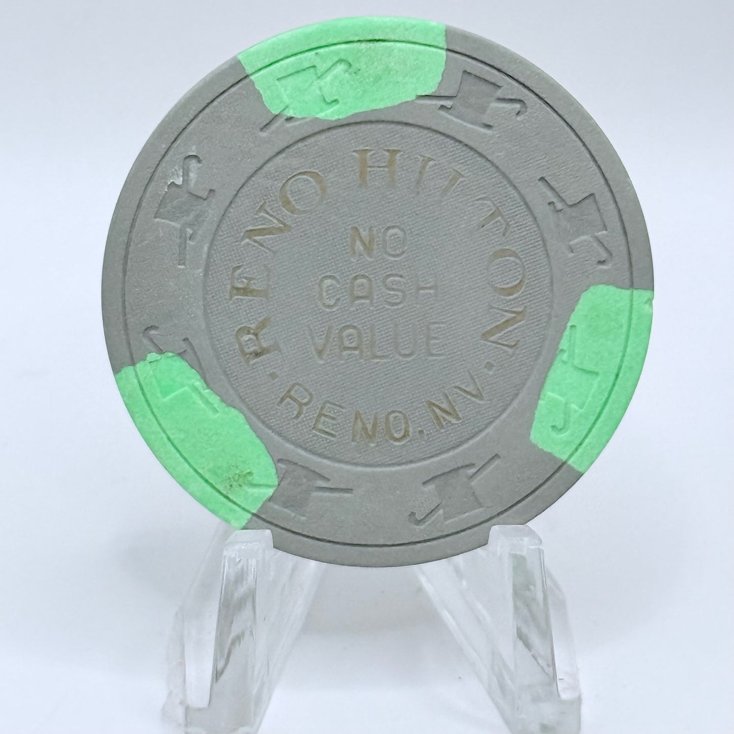 Hilton Reno Reno Nevada 1980s NCV Casino Chip V6882