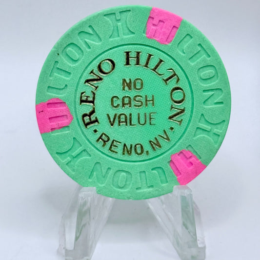 Hilton Reno Reno Nevada 1980s $25 NCV Casino Chip E1188