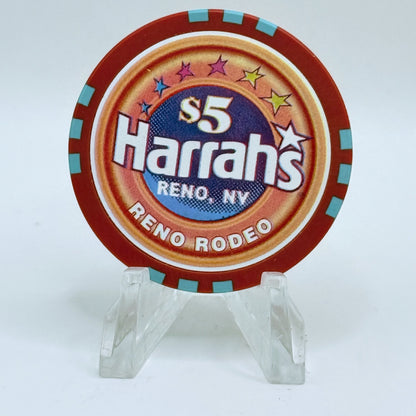 Harrah's Reno Nevada 1997 'Reno Rodeo' LE $5 Casino Chip N9881
