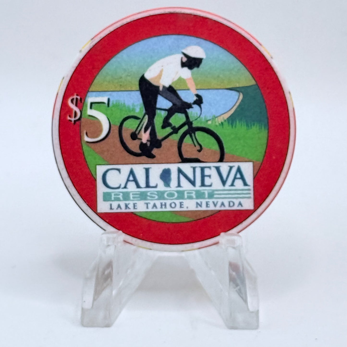 Cal-Neva Lodge Lake Tahoe Nevada 1996 LE $5 Casino Chip N8060