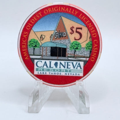Cal-Neva Lodge Lake Tahoe Nevada 1996 LE $5 Casino Chip N8060