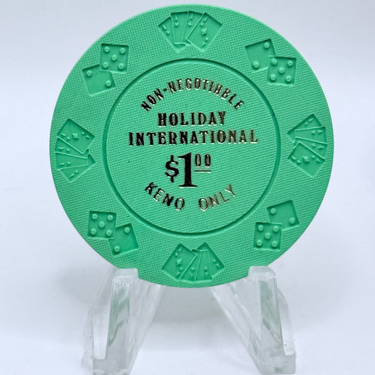 Holiday International Las Vegas Nevada 1977 $1 NCV Casino Chip N1756