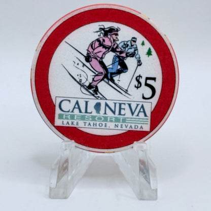 Cal-Neva Lodge Lake Tahoe Nevada 1996 LE $5 Casino Chip N8057