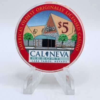 Cal-Neva Lodge Lake Tahoe Nevada 1996 LE $5 Casino Chip N8057