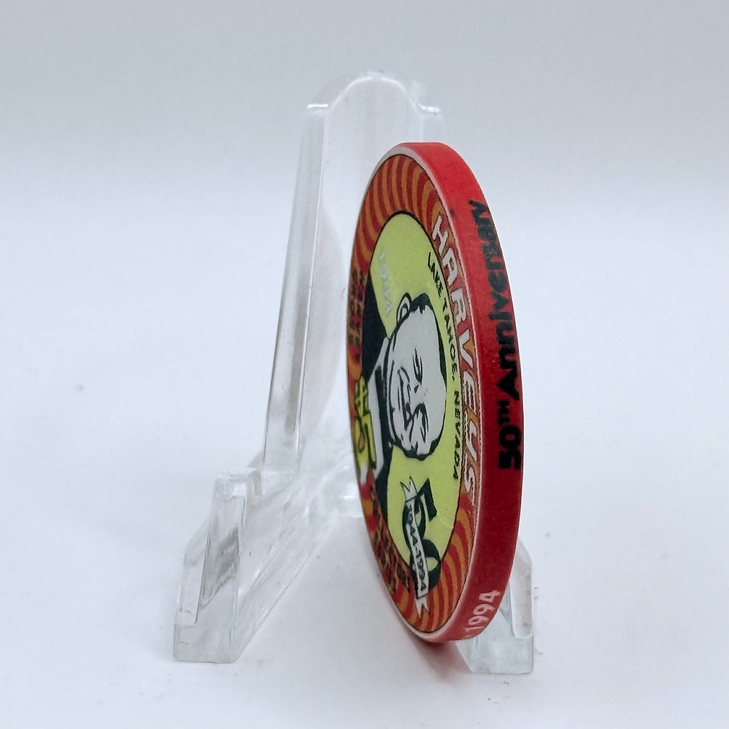 Harvey's (Wagon Wheel) Lake Tahoe Nevada 1994 LE $5 Casino Chip N0663