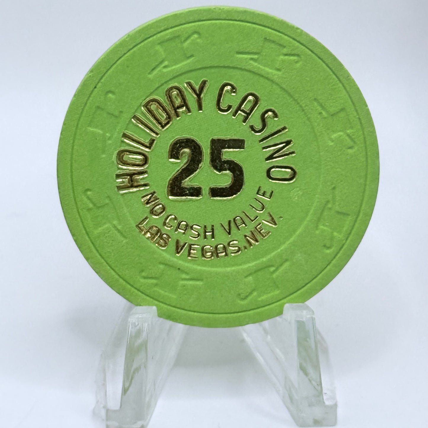 Holiday Casino Las Vegas Nevada 1989 $25 NCV Casino Chip E1209