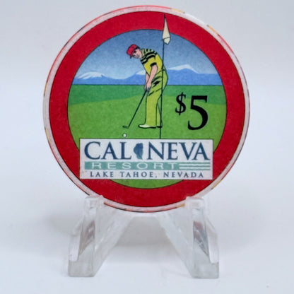 Cal-Neva Lodge Lake Tahoe Nevada 1996 LE $5 Casino Chip N8058