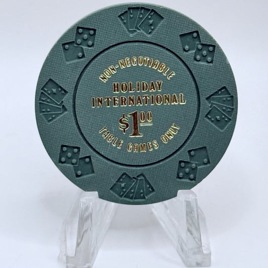 Holiday International Las Vegas Nevada 1977 $1 NCV Casino Chip N0963