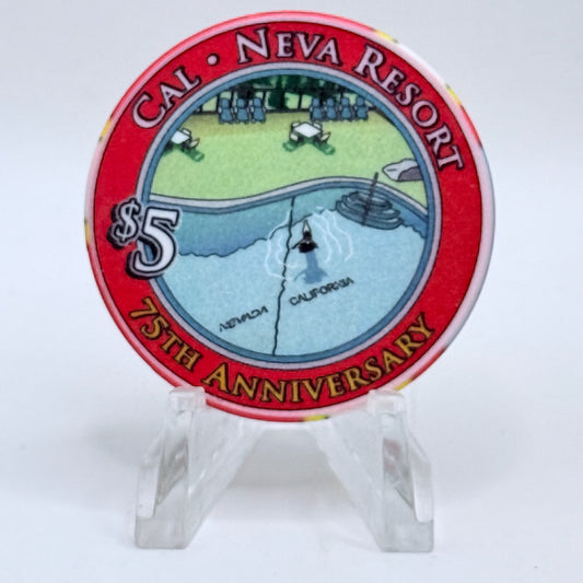 Cal-Neva Lodge Lake Tahoe Nevada 2001 LE $5 Casino Chip V8160