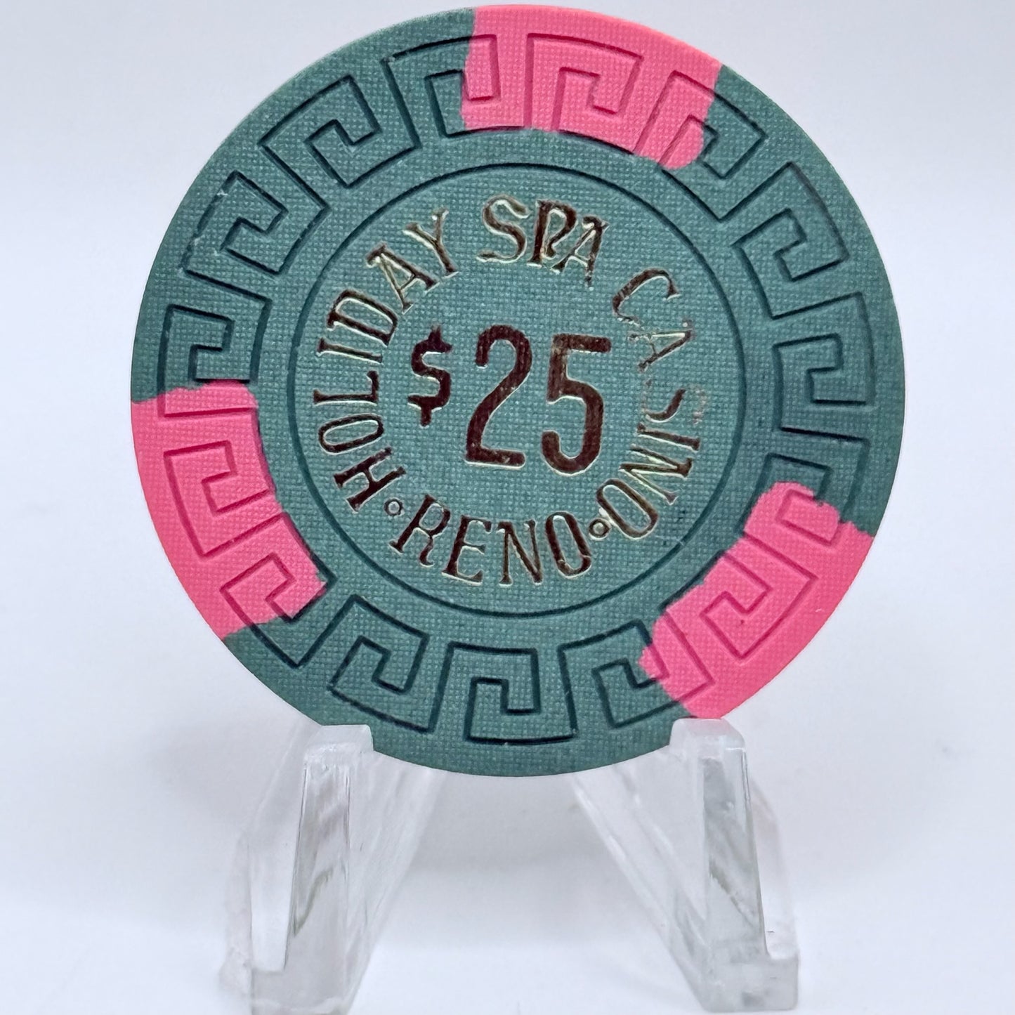 Holiday Spa Reno Nevada 1970s $25 Casino Chip N5682