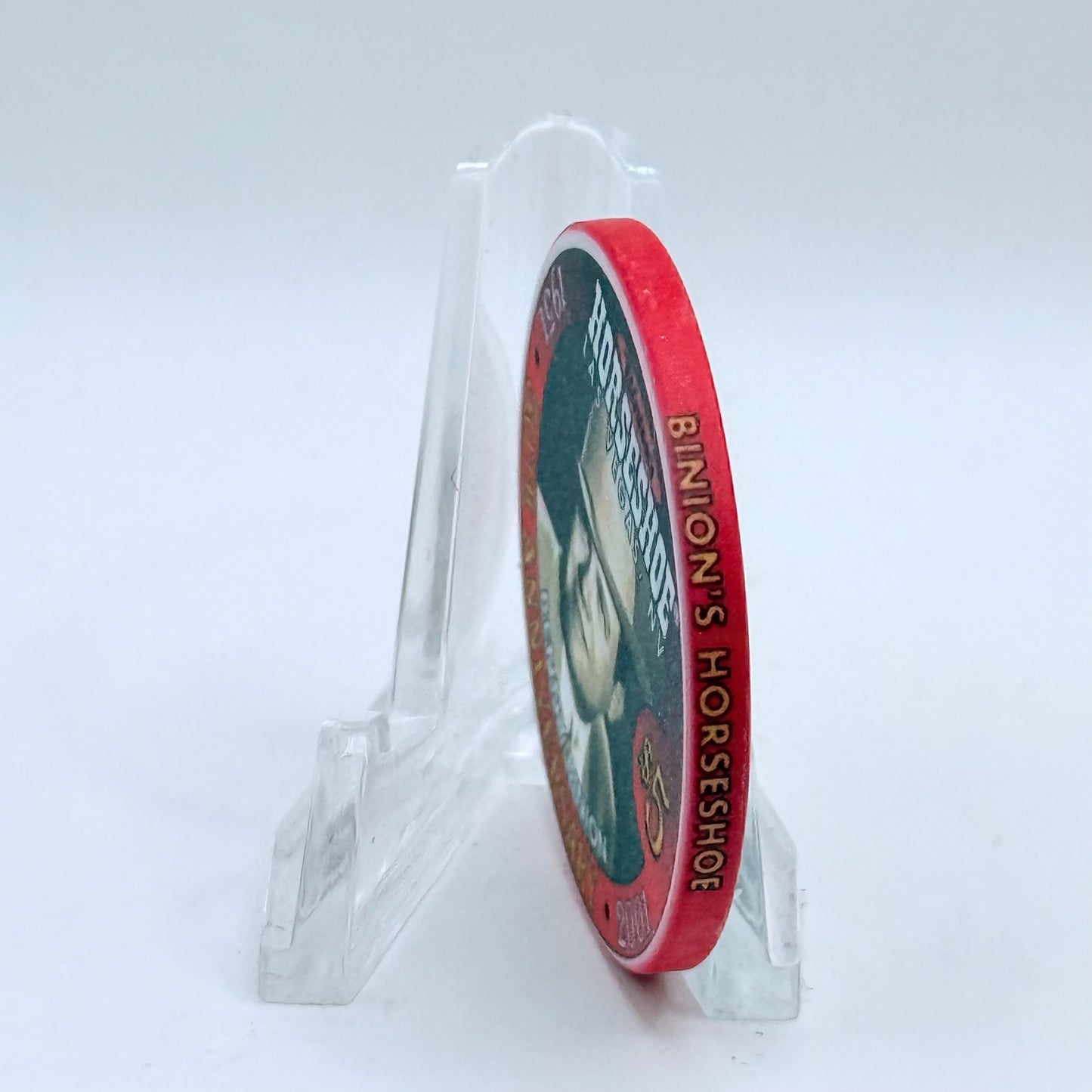 Horseshoe Club (Binion's) Las Vegas Nevada 2001 '50th Anniversary' LE $5 Casino Chip V9069