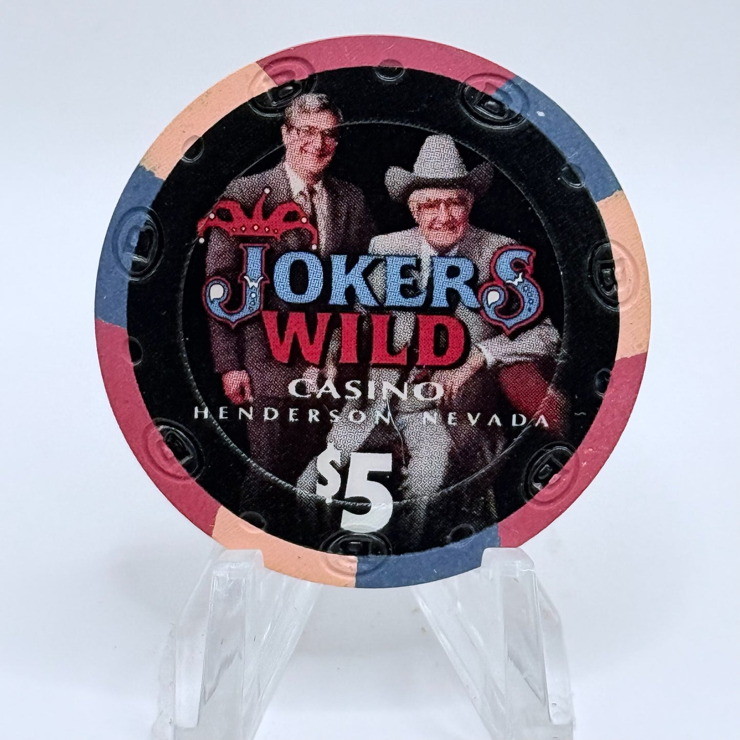 Jokers Wild Henderson Nevada 2015 '40 Years of Boyd Style' LE $5 Casino Chip D2084